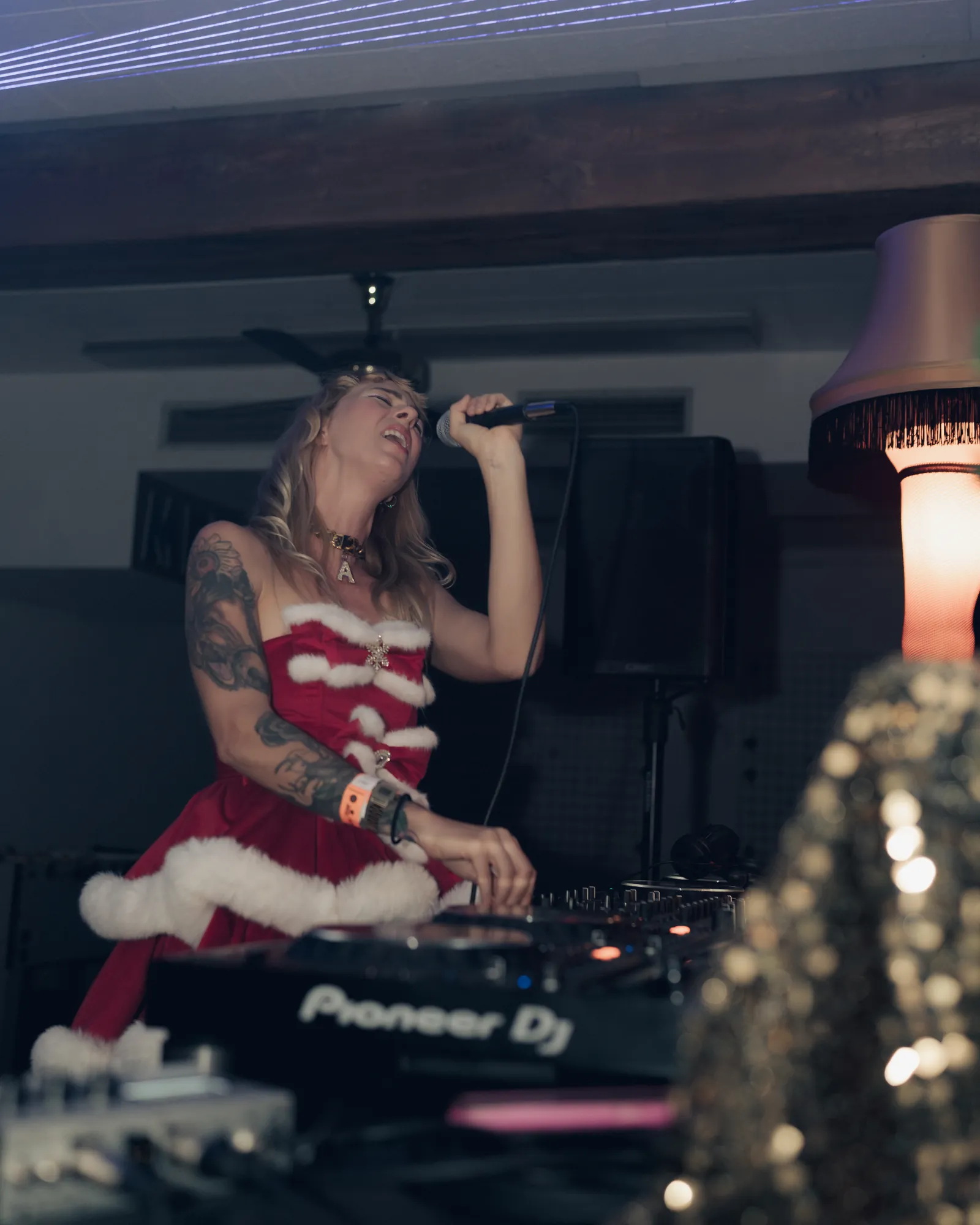 Hot Santa Rave event moment