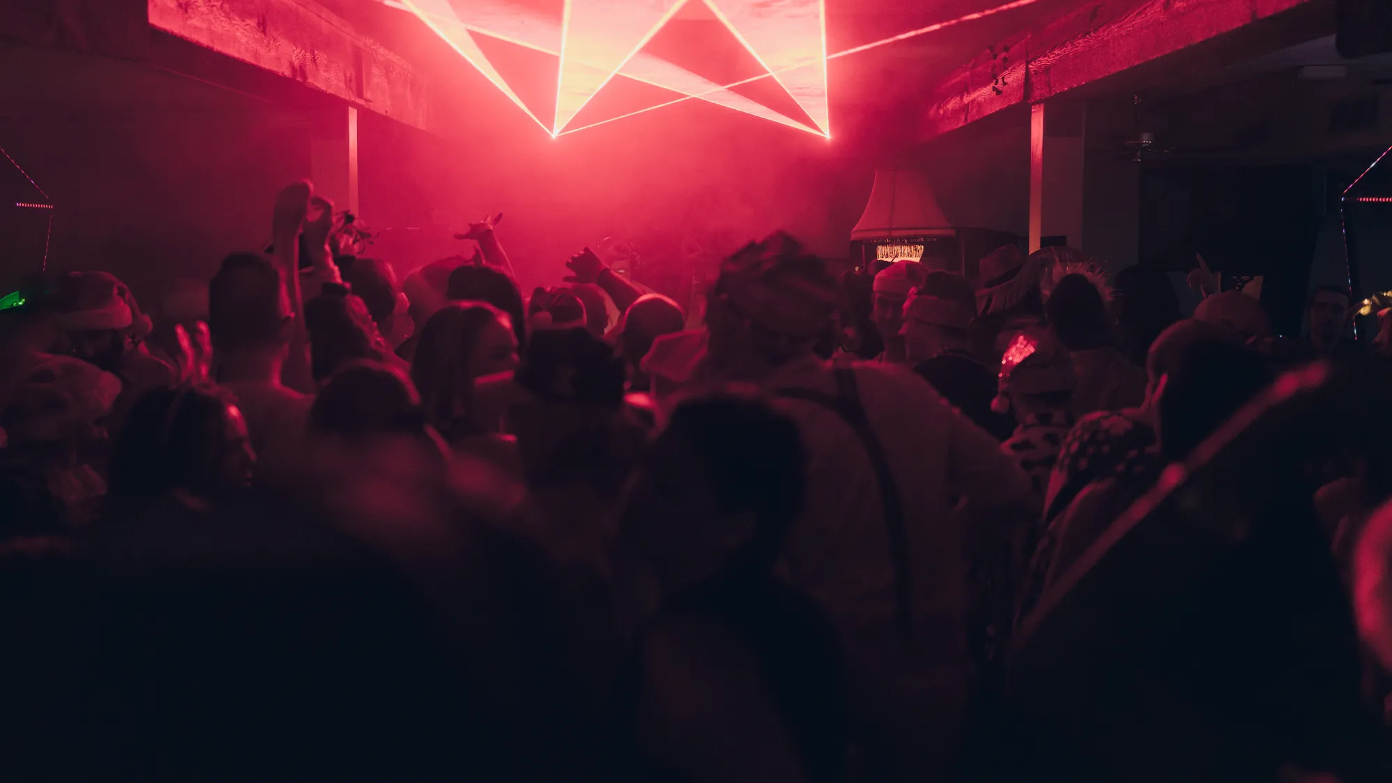 Hot Santa Rave event moment